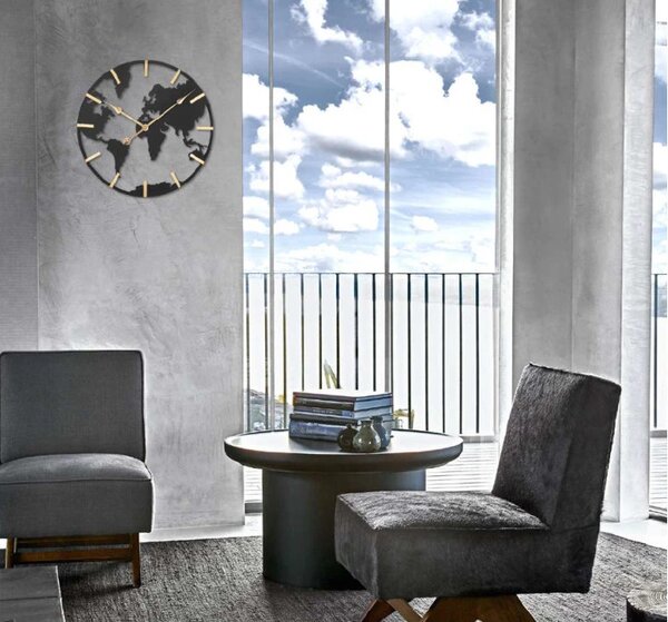 Lowell Italy Designové nástěnné hodiny 21552 Lowell 50cm