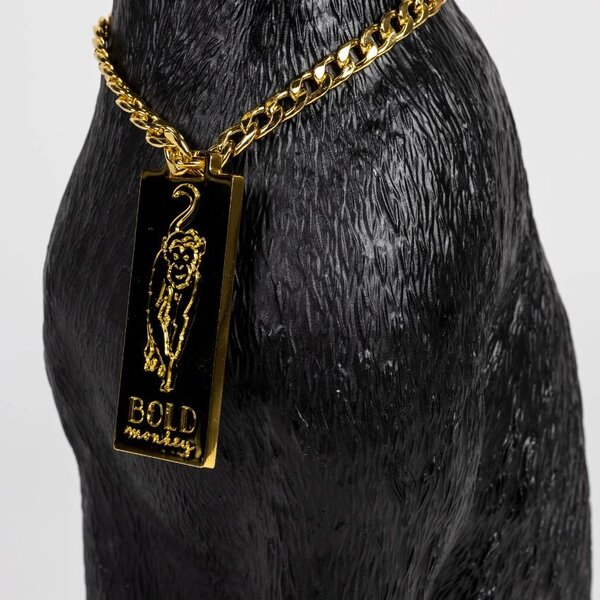 Černá stolní lampa Bold Monkey Proudly Crowned Panther 62 cm