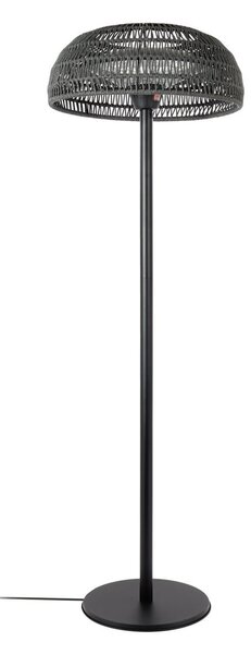 Terasový ohřívač Calenza, černý, 200 cm, 3 stupně, IP44 – Lucande Lucande, Calenza, Černá, Kov, Moderní