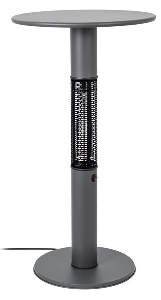 Terasový ohřívač Flamaro, antracitová barva, výška 110 cm, IP55 – Lucande Lucande, Flamaro, Černá, Hliník, Moderní