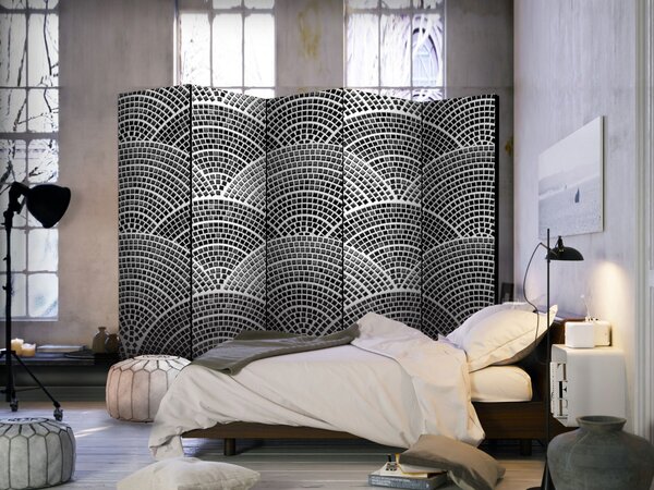 Murando DeLuxe Paraván černobílá mozaika II Velikost: 225x172 cm