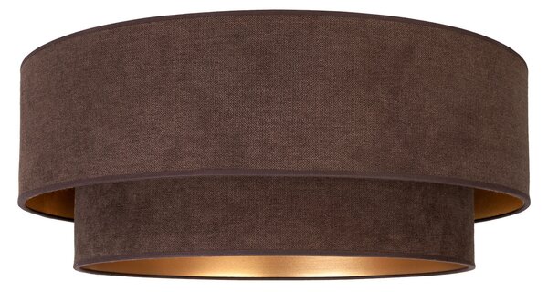 Stropní lampa Duolla, Boho, Hnědá / Rezavá, Chodba, Tkanina / Textil, Young lifestyle