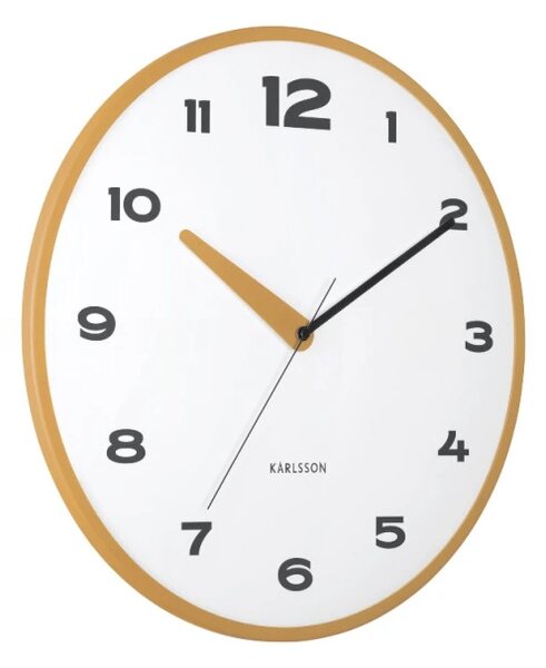 Designové nástěnné hodiny 6028YE Karlsson 40cm