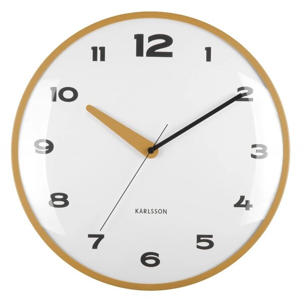 Designové nástěnné hodiny 6028YE Karlsson 40cm