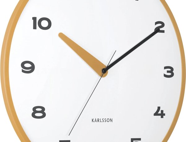 Designové nástěnné hodiny 6028YE Karlsson 40cm