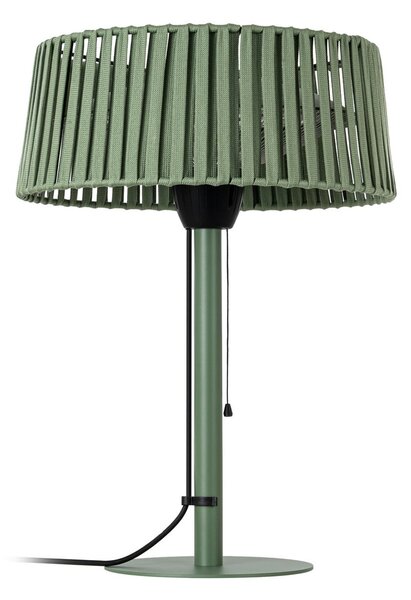 Terasový ohřívač Pyravo, zelený, hliník, výška 70 cm, IP44 – Lucande Lucande, Pyravo, Zelená, Kov, Moderní