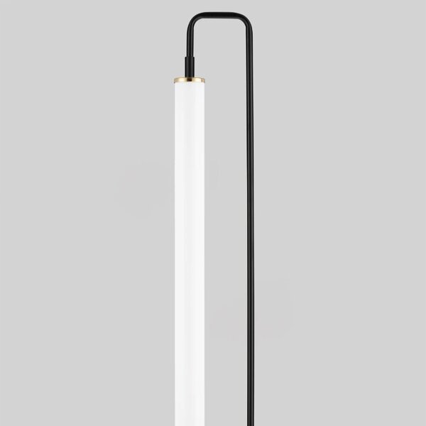 Černá kovová stolní LED lampa Nova Luce Wetro