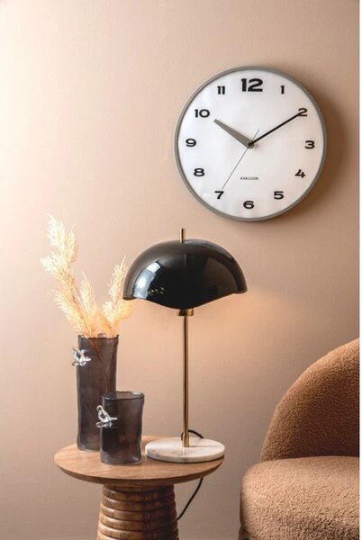 Designové nástěnné hodiny 6028GY Karlsson 40cm