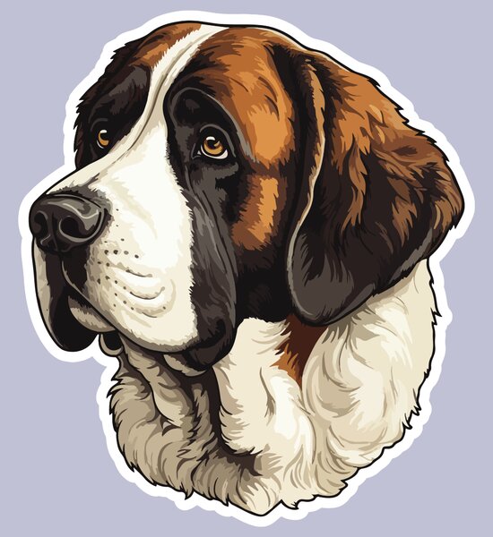PIPPER. Nálepka Bernardin Velikost: 60cm