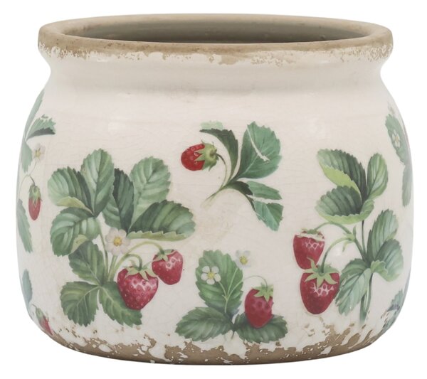 Keramický obal na květiny Fraises Ø 9,5 cm