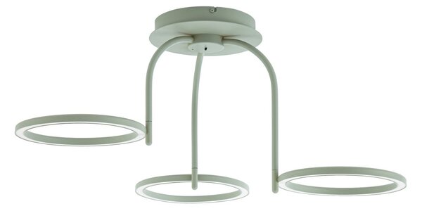 Venkovní svítidla Lucande, Sylvara, stmívatelné, Zelená, Kov, Design