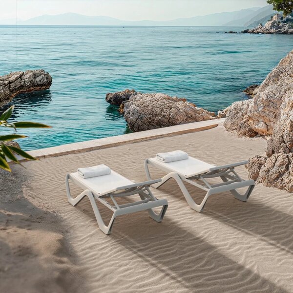 VONDOM Plastové zahradní lehátko LOVE