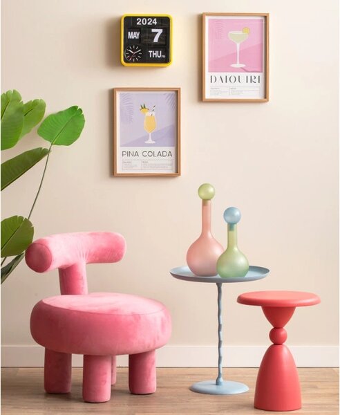 Designové nástěnné multihodiny 5364YE Karlsson 25cm