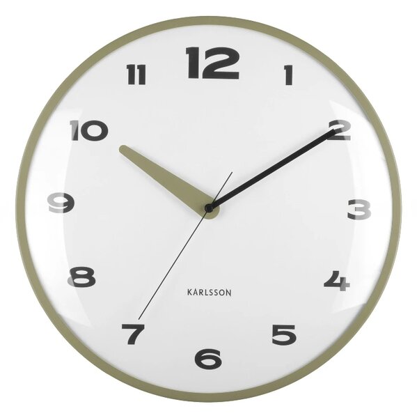 Designové nástěnné hodiny 6028GR Karlsson 40cm