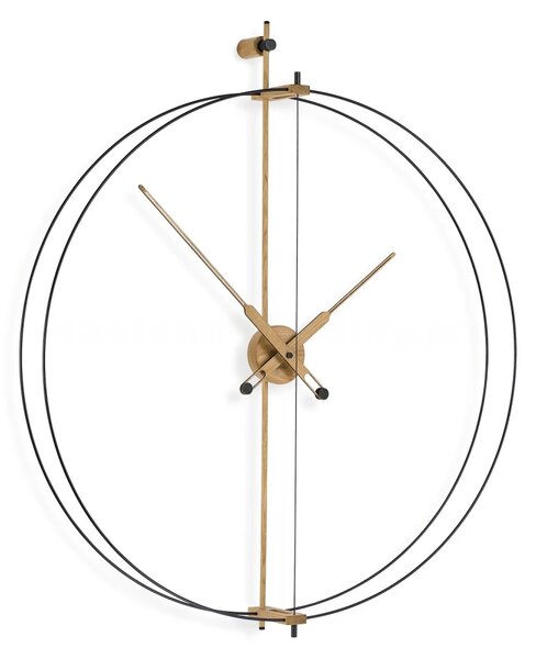 Designové hodiny Nomon Barcelona Premium Black-Oak 103cm