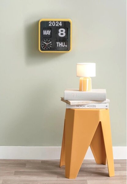 Designové nástěnné multihodiny 5364YE Karlsson 25cm