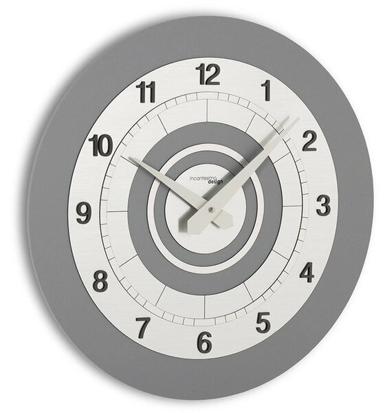 Designové nástěnné hodiny I410N grey IncantesimoDesign 40cm