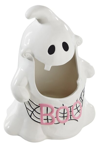 HALLOWEEN Dóza duch 28 cm - bílá