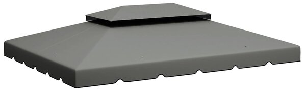 Altán - Střecha pro zahradu - Krytá terasa - 2 úrovně - Markýza pro pergolu - vyrobeno z prodyšné polyesterové tkaniny s hmotností 180 g/m² a ochranou proti UV záření
