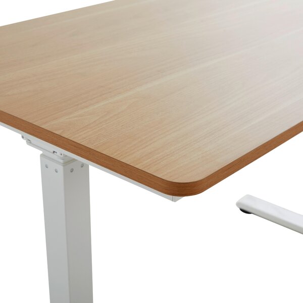 PSACÍ STŮL, bílá, barvy dubu, 120/60/73,5/118 cm Livetastic - Online Only psací stoly, Online Only