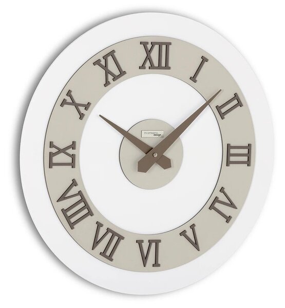 Designové nástěnné hodiny Gemini I412BNC white IncantesimoDesign 45cm