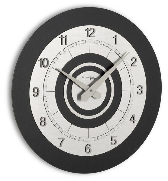 Designové nástěnné hodiny I410N black IncantesimoDesign 40 cm