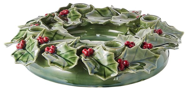 ILEX Adventní věnec 26 cm - zelená