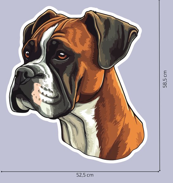 PIPPER. Nálepka Boxer Velikost: 60cm