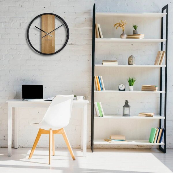 Designové nástěnné hodiny z231oval-1d-1-x50 FLEXISTYLE 50cm