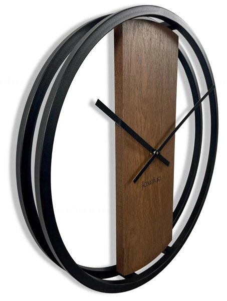 Designové nástěnné hodiny z231oval-19a-1-x50 FLEXISTYLE 50cm