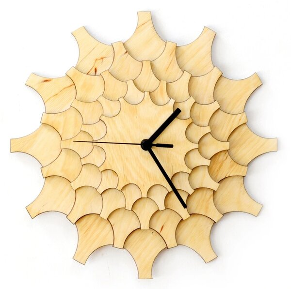 Designové nástěnné hodiny 001.01.001 Ardeola 29cm