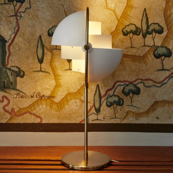 GUBI Kovová stolní lampa Multi-Lite