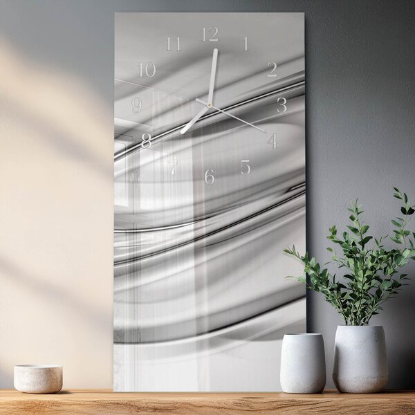 Skleněné hodiny vertikální Vzor zsppb-30x60-00087742