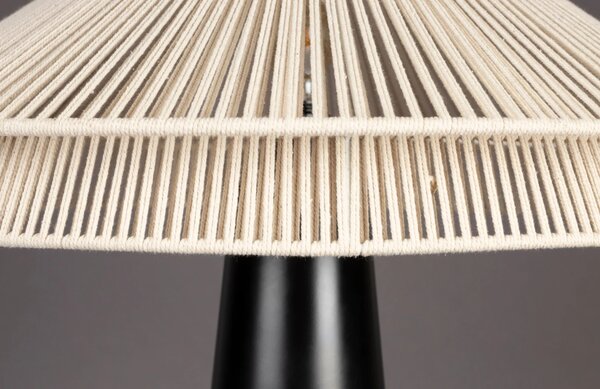 Béžová bavlněná stolní lampa DUTCHBONE ELON