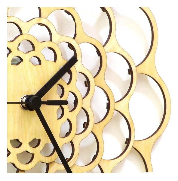 Designové nástěnné hodiny 001.02.001 Ardeola 29cm