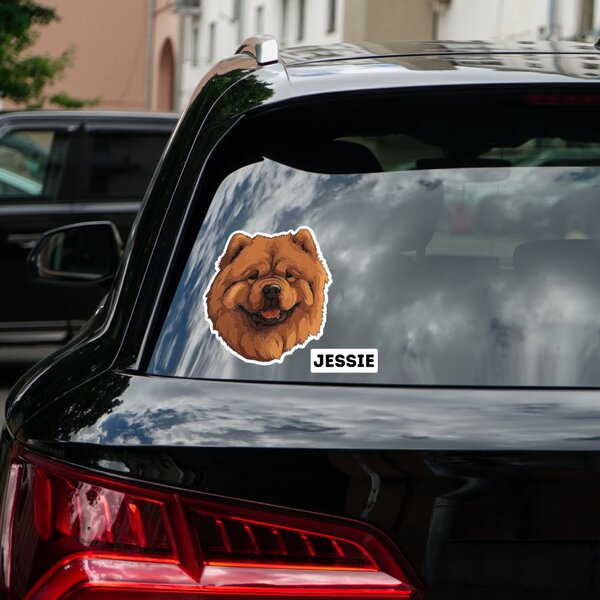 PIPPER. Nálepka Čau čau Velikost: 60cm