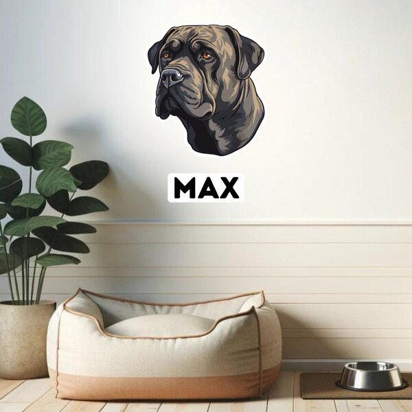 PIPPER. Nálepka Cane Corso Velikost: 60cm