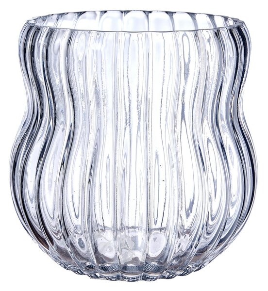 PEARL Lucerna skleněná 19 cm - čirá
