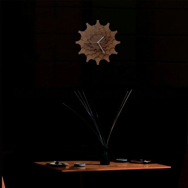 Designové nástěnné hodiny 001.01.002 Ardeola 29cm