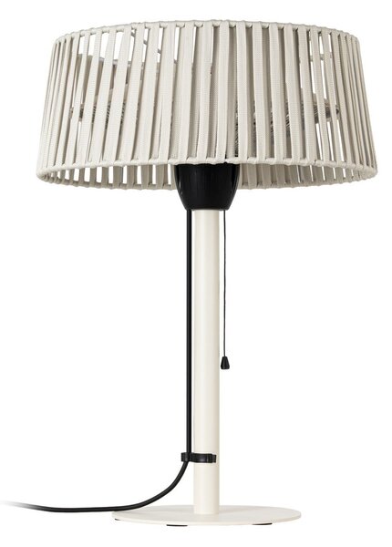 Terasový ohřívač Pyravo, béžový, hliník, výška 70 cm, IP44 – Lucande Lucande, Pyravo, Béžová, Kov, Moderní