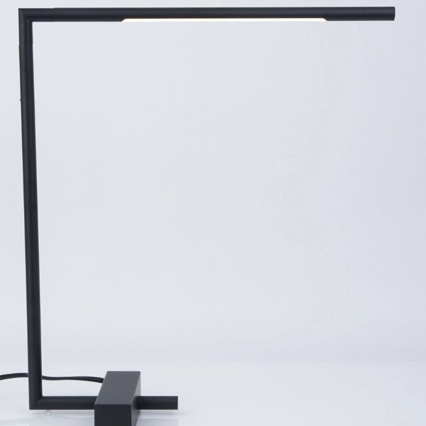Černá kovová stolní LED lampa Nova Luce Raccio