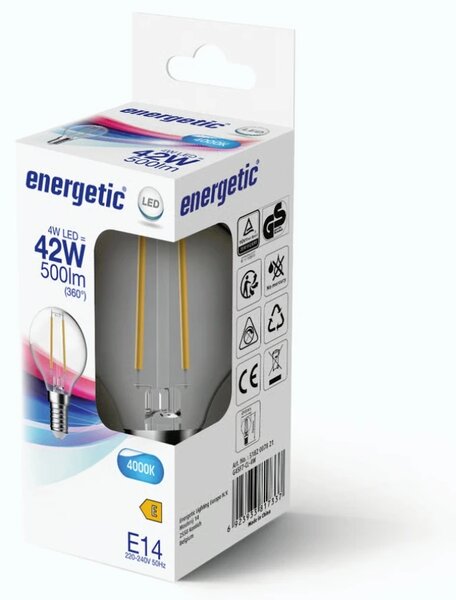 Nordlux Transparentní LED žárovka E14 4W