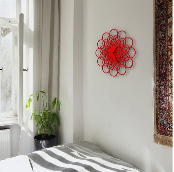 Designové nástěnné hodiny 001.03.002 Ardeola 29cm