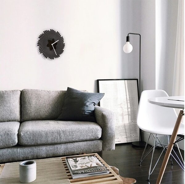 Designové nástěnné hodiny 001.05.002 Ardeola 29cm