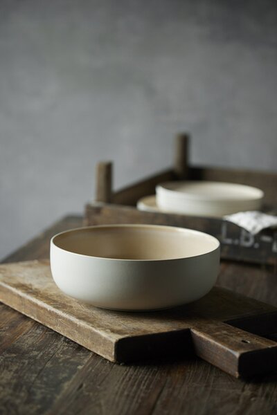 Studio Round Kameninová mísa na těstoviny North 19 cm White/Matte Sand