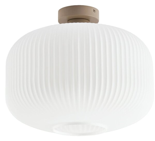 Stropní lampa NOLA, Evey, stmívatelné, Bílá, Obývací pokoj, Sklo, Skandinávský