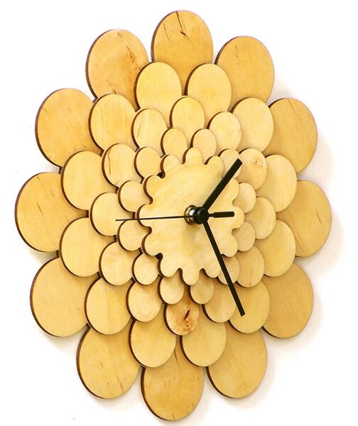 Designové nástěnné hodiny 001.07.001 Ardeola 29cm