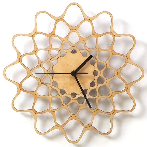 Designové nástěnné hodiny 001.08.001 Ardeola 29cm