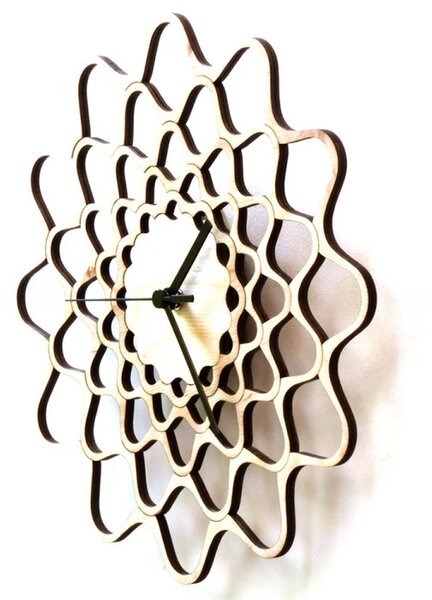 Designové nástěnné hodiny 001.08.001 Ardeola 29cm
