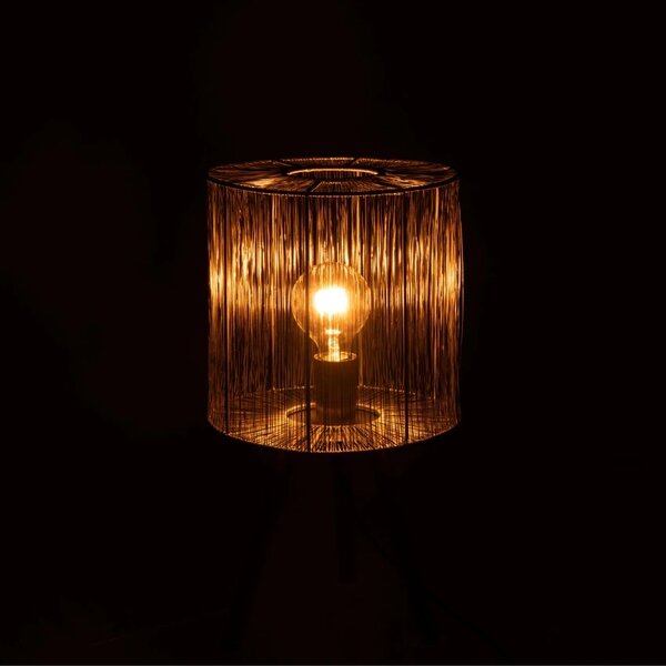 Mosazná kovová stolní lampa J-Line Nystad